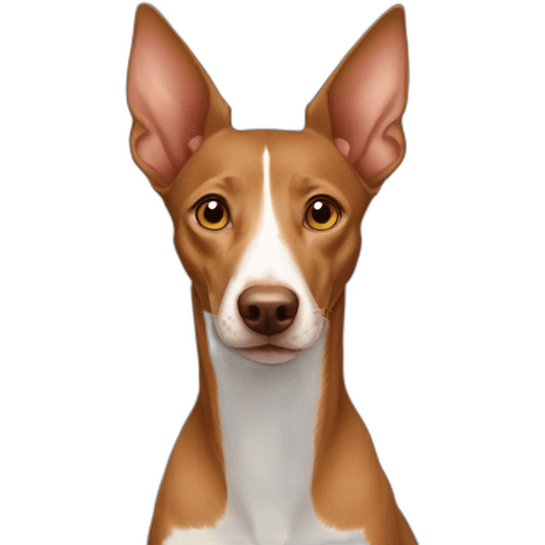 brown podenco roncando emoji