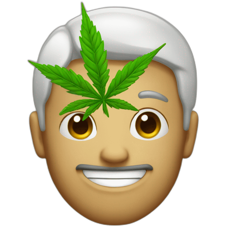 Cannabis Funny guy emoji