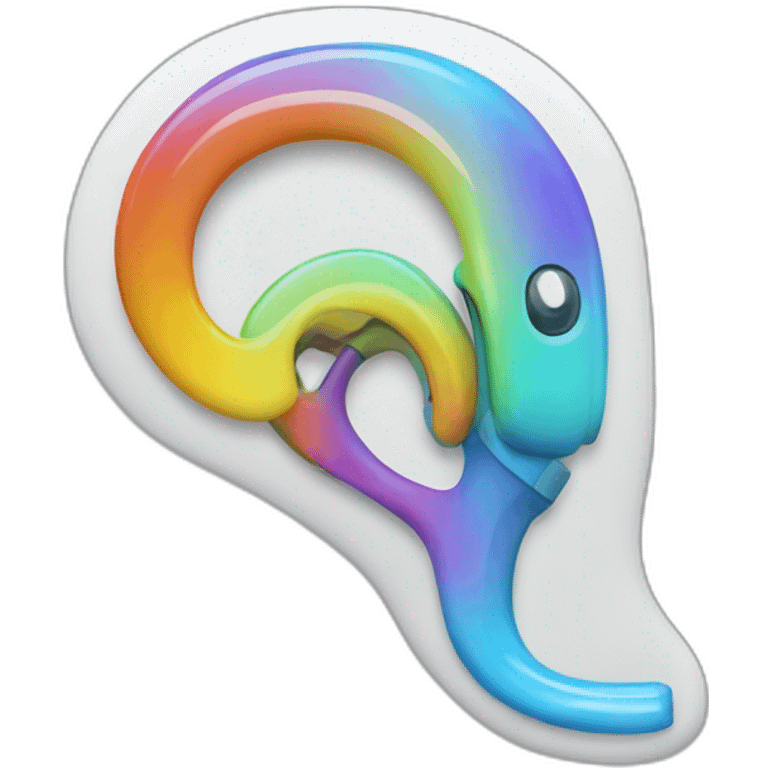 COLORFULL COCHLEAR IMPLANT emoji