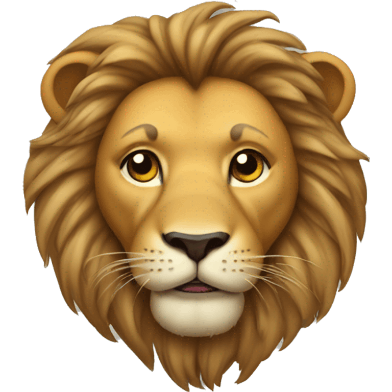 Lion avec noeuds emoji