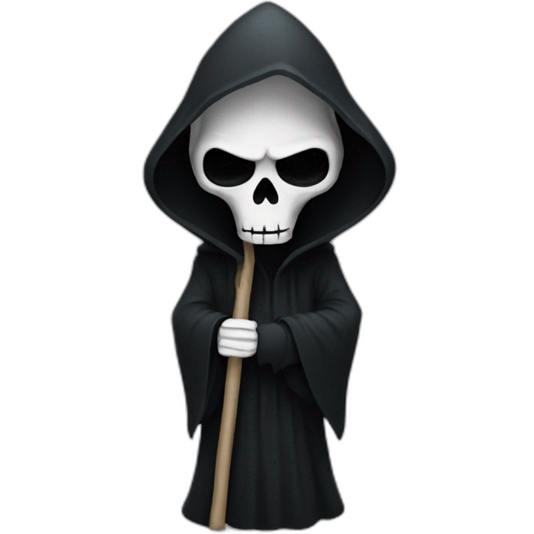 Grim reaper sad emoji