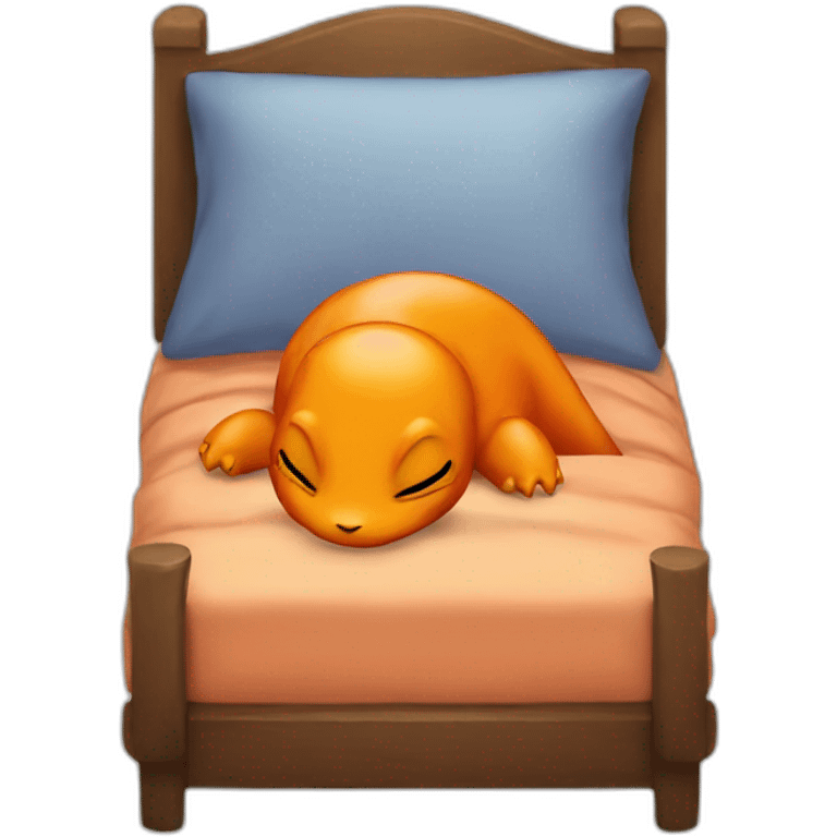 Charmander sleeping emoji