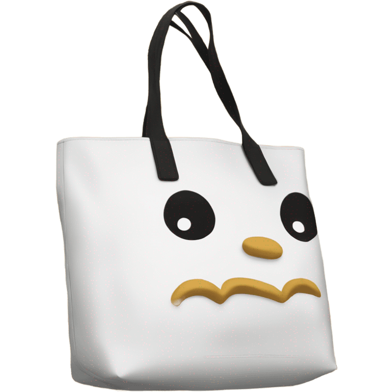 Mcm tote bag emoji