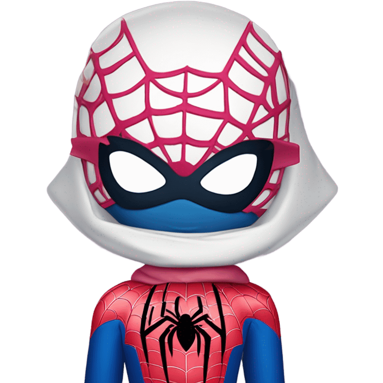 Hello kitty Spider-Man  emoji