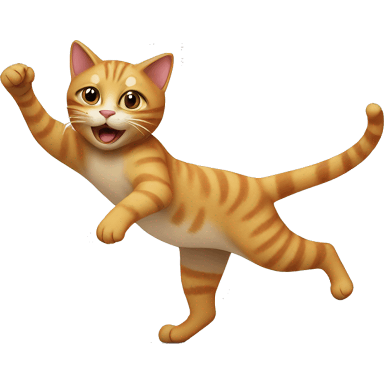 Cat is dancing emoji