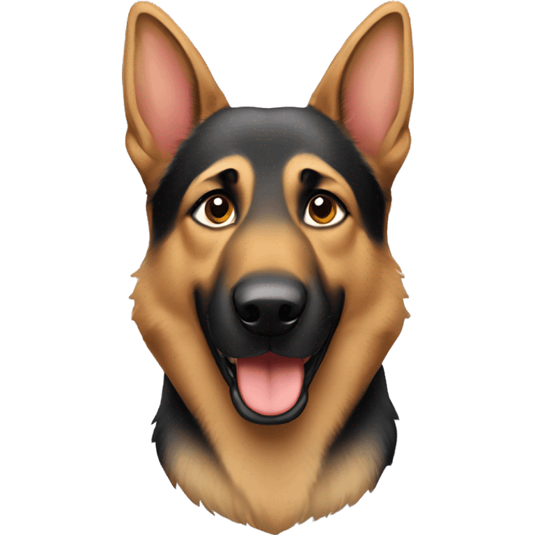 German shepherd dog emoji