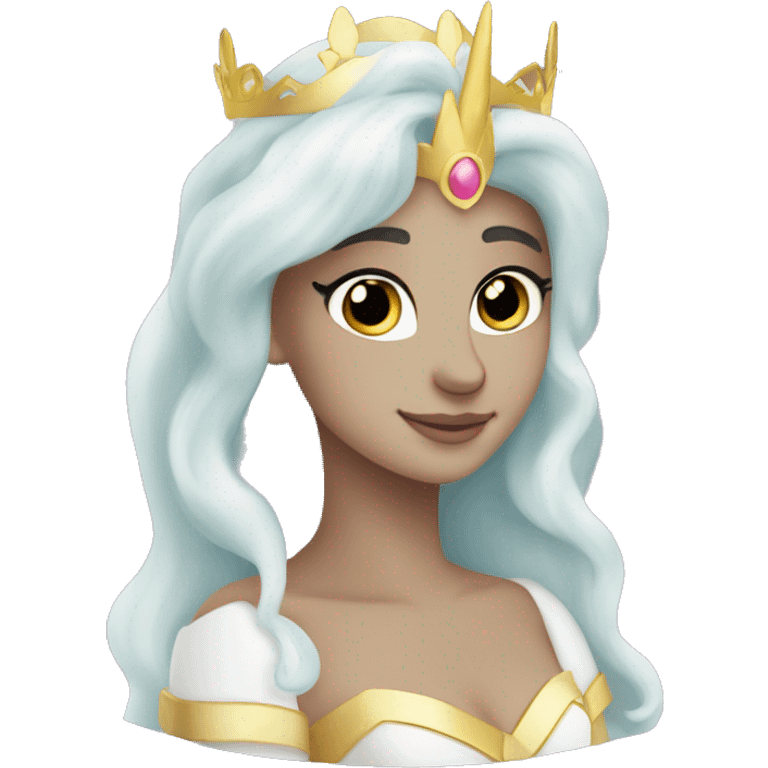 Draw princess celestia in a cute style emoji