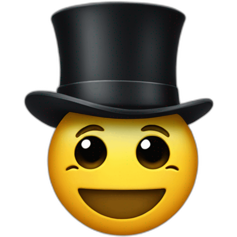 tophat wearing a tophat emoji