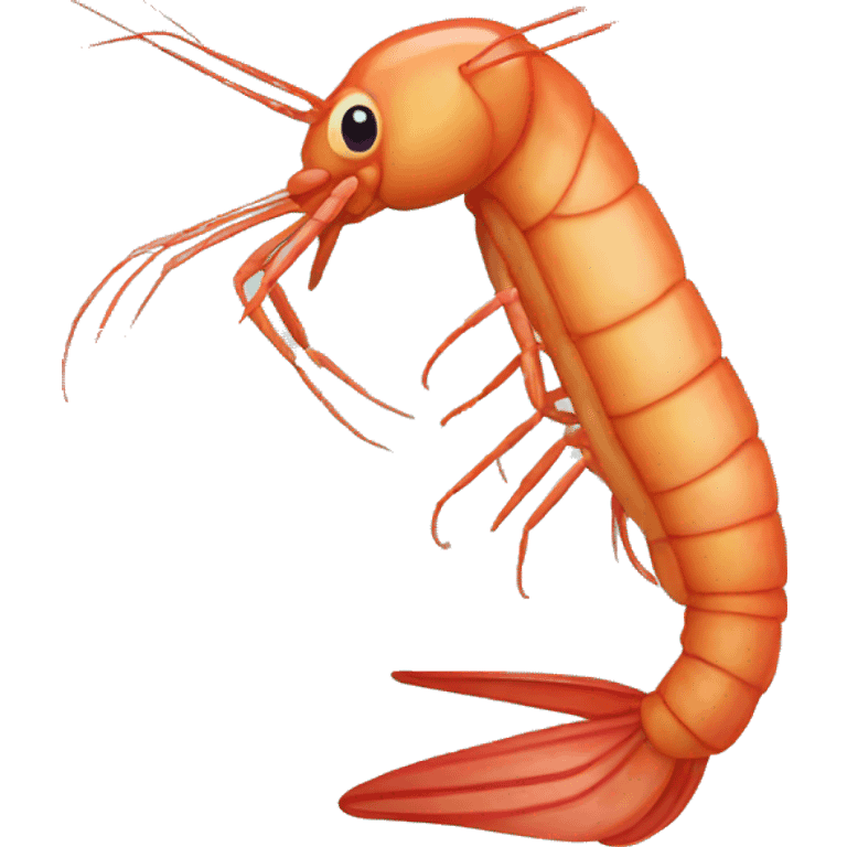 Hello shrimp emoji