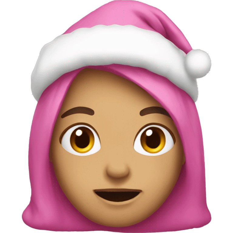 pink chrismas emoji