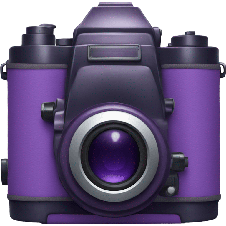 Purple camera  emoji