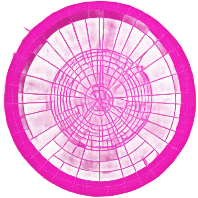 pink radar emoji