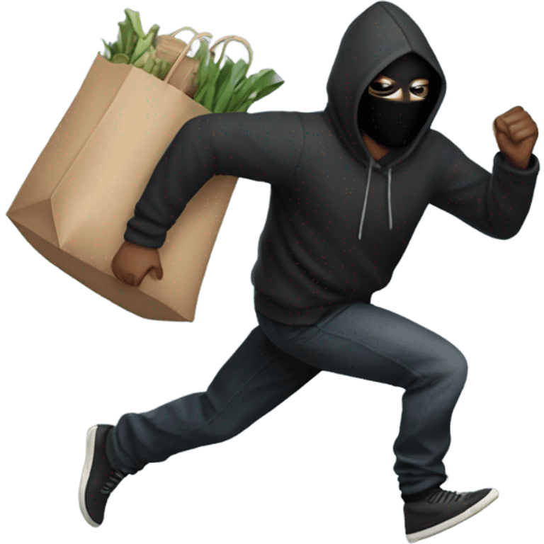 Robber running  emoji