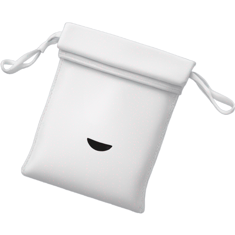 White pouch saying zyn on it emoji