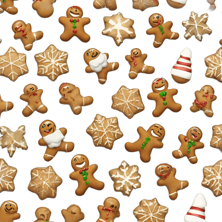 ginger bread christmas emoji