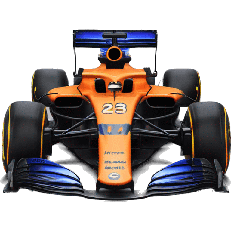 MCL38, the 2024 team McLaren car for formula 1 emoji