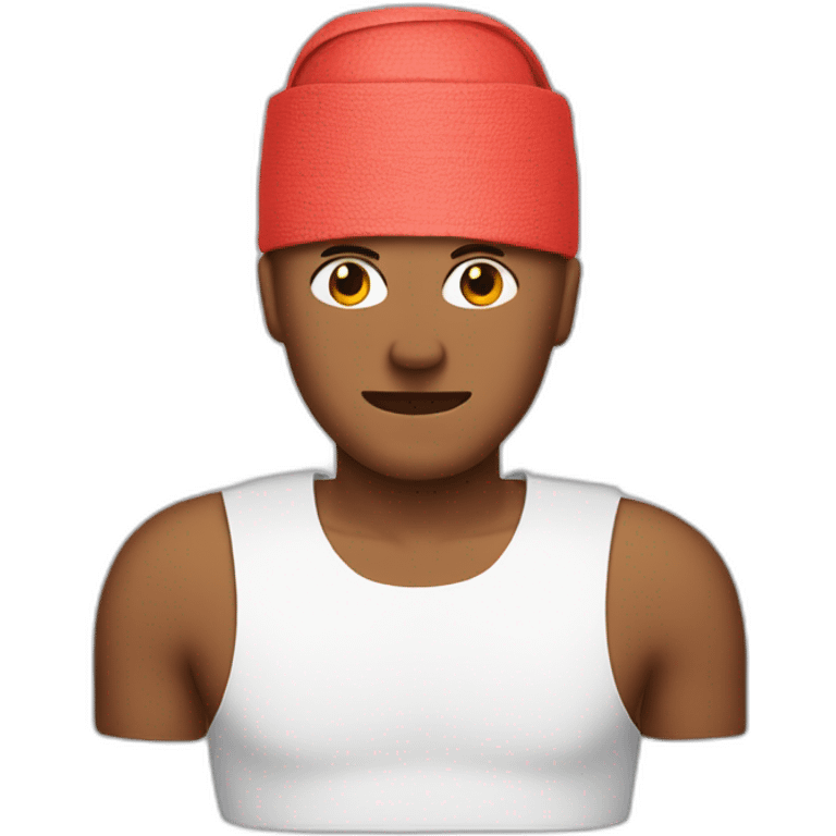 red bandage on his head emoji