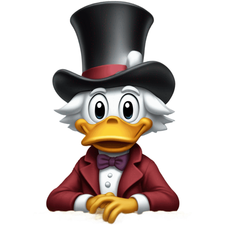 scrooge mcduck counting money emoji