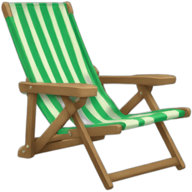 Beach chair emoji