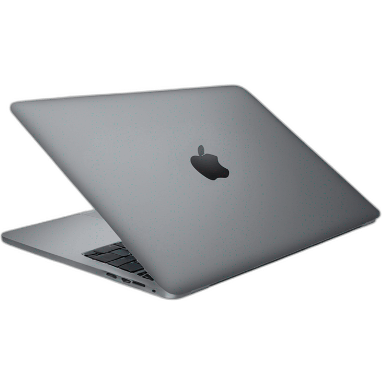 sleeping macbook pro space gray emoji