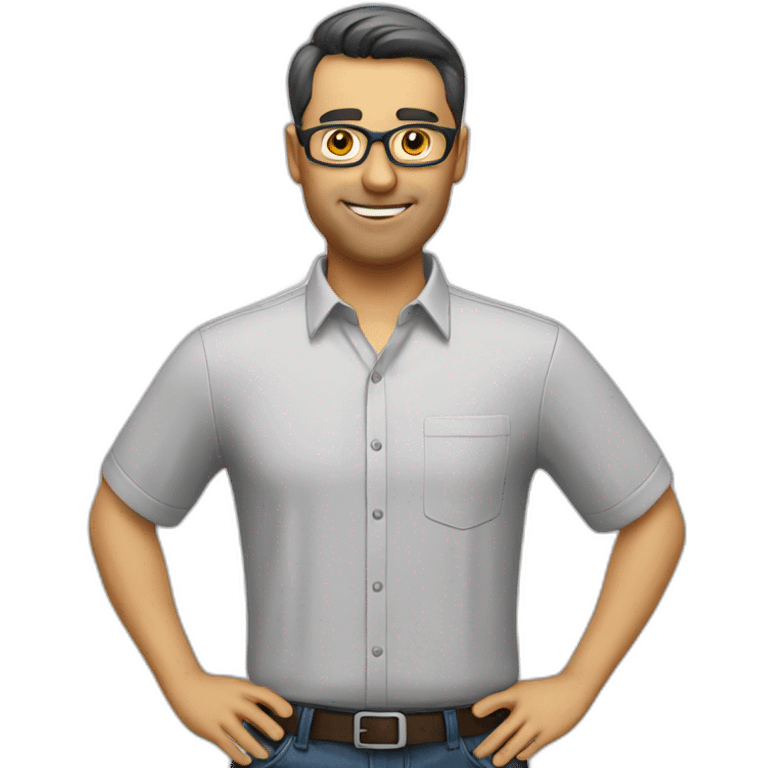 advisor with ? shirt emoji