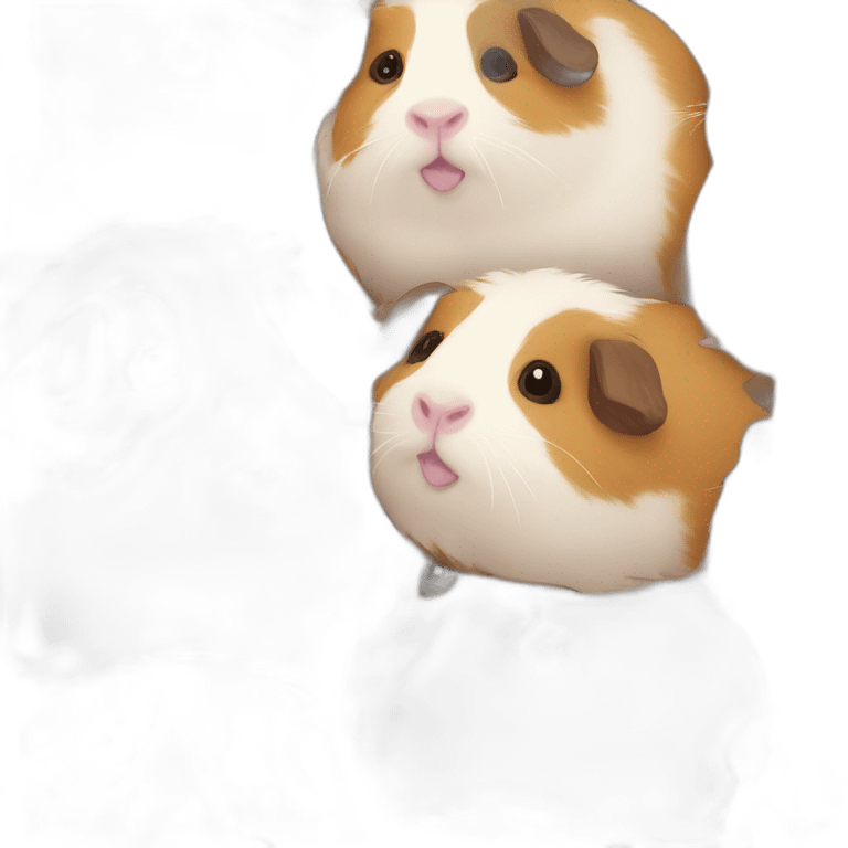 Fatty round guinea pig emoji