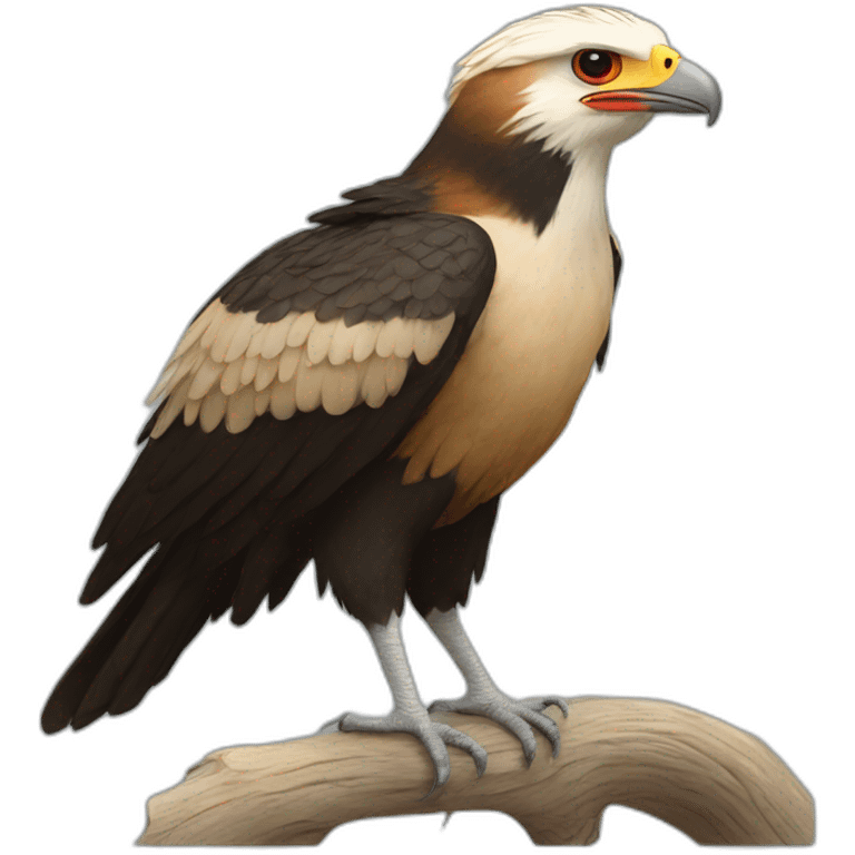 Crested caracara body emoji