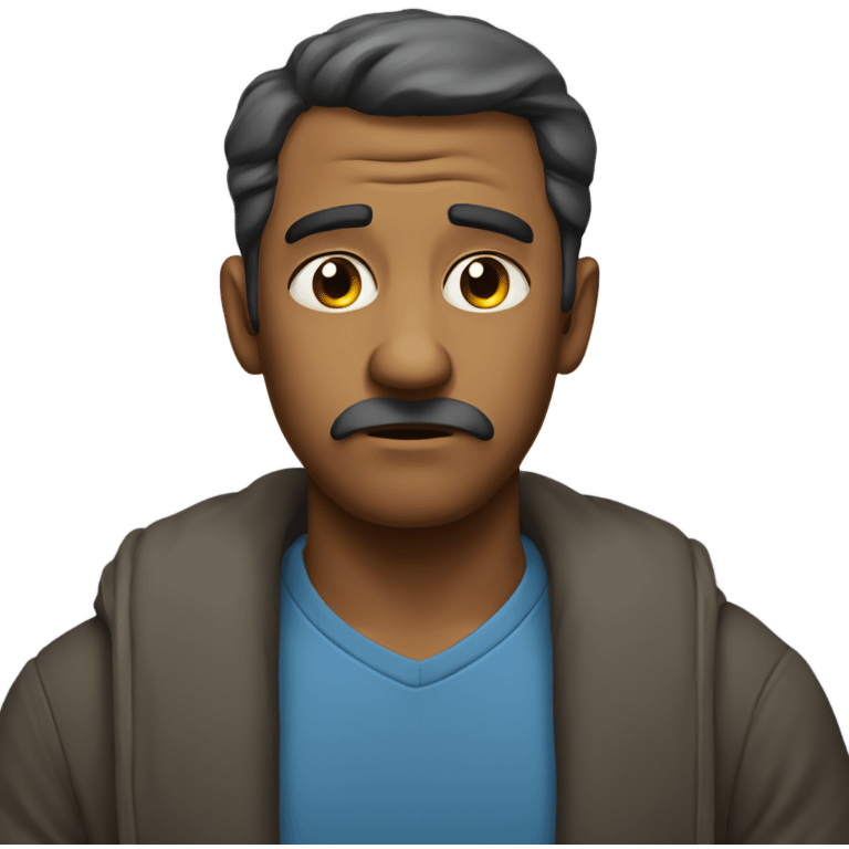 Disappointed dad emoji