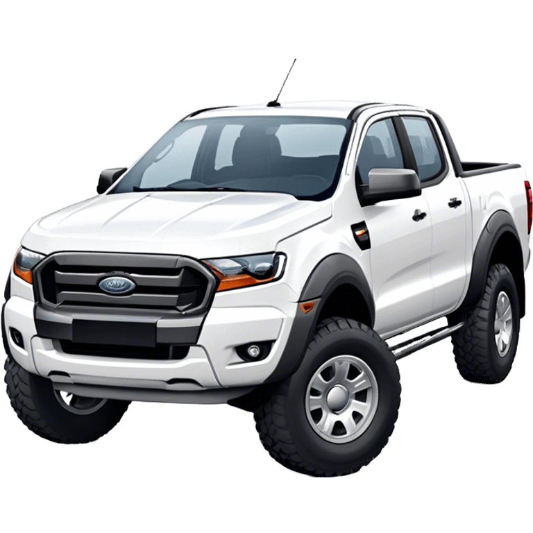 Ford Ranger - Ford (Model Year: 2024) (Iconic colour: White) emoji