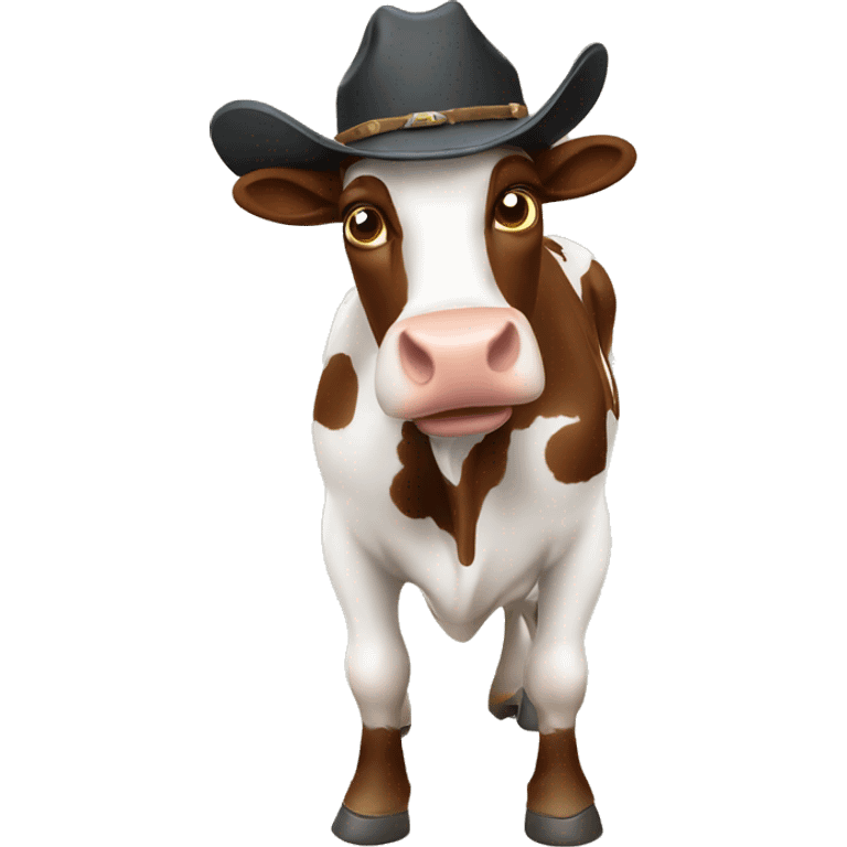 Cowboy cow emoji