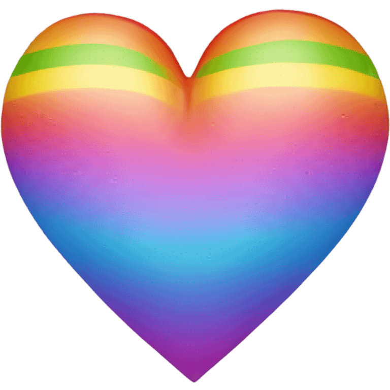 Rainbow heart emoji