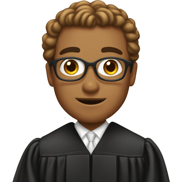 Judge presiding over marriage  emoji