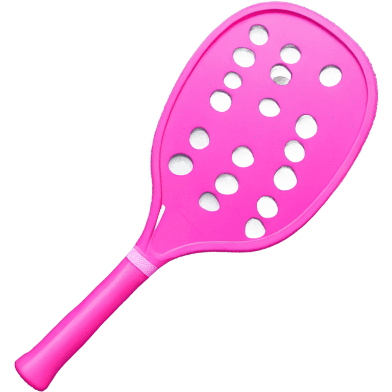 Pink Pickleball Paddle emoji