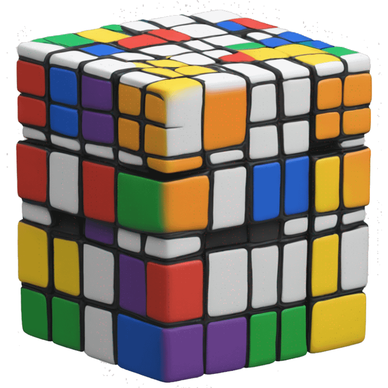 Rubik cube emoji