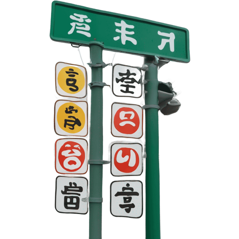 Japan street sign emoji