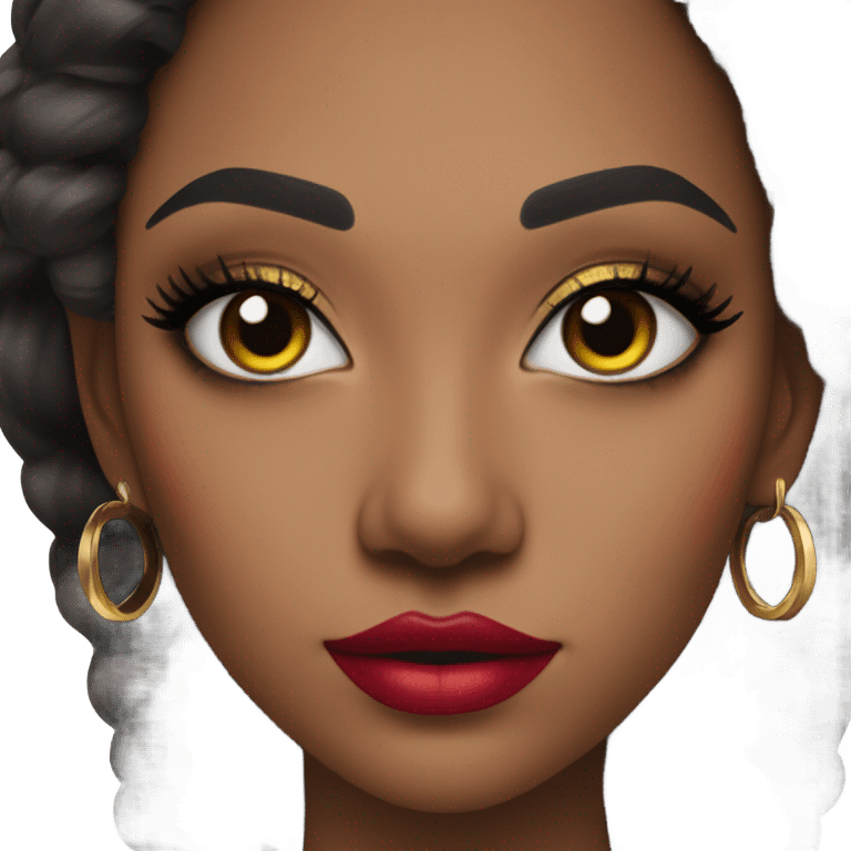 makeup artist girl social e emoji