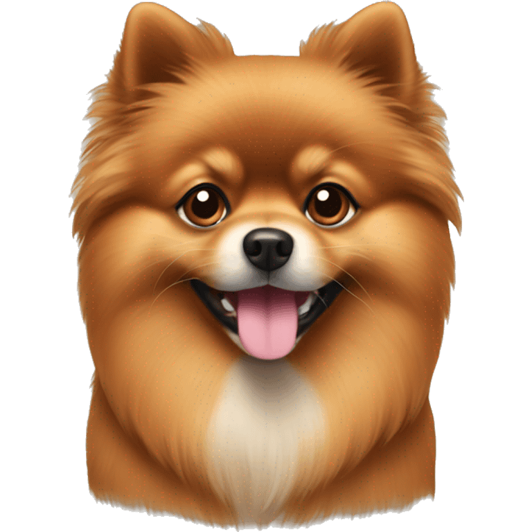 brown pomeranian emoji