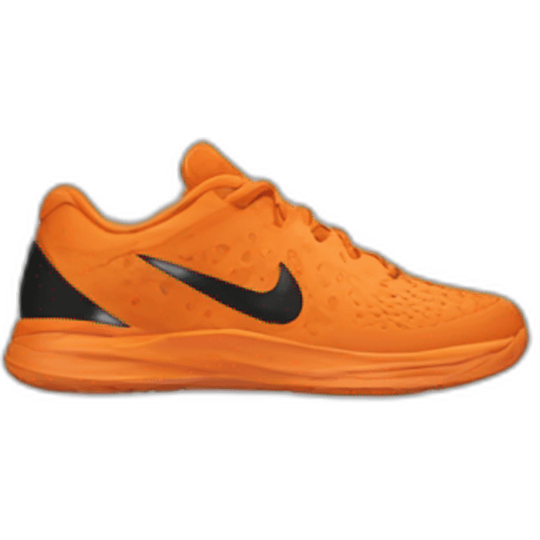 Orange and black Nike shoes emoji