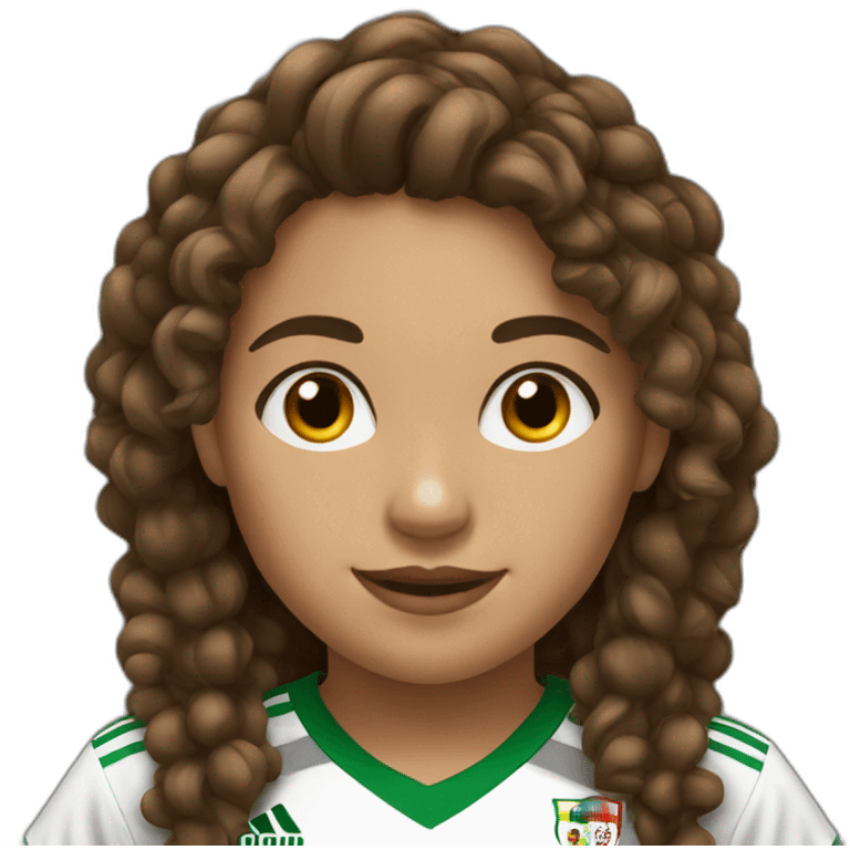 mexican-girl-brown-curly-hair-soccer emoji