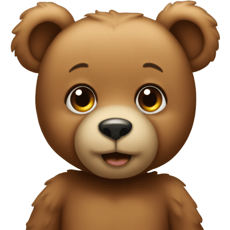 Teddy bear inlove emoji