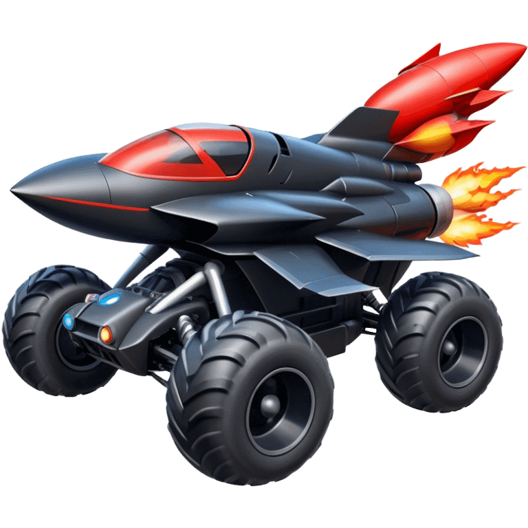 ATV QUAD batmobile rocket at take-off in fire france ! emoji