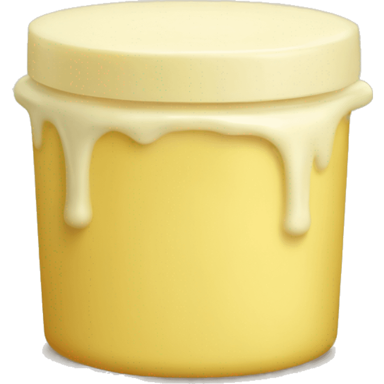 A tub of butter  emoji