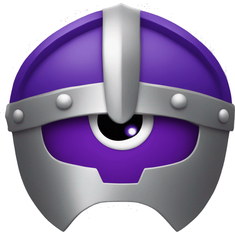 gladiator shield purple with eyes  emoji