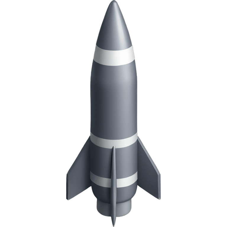 missile isometric emoji