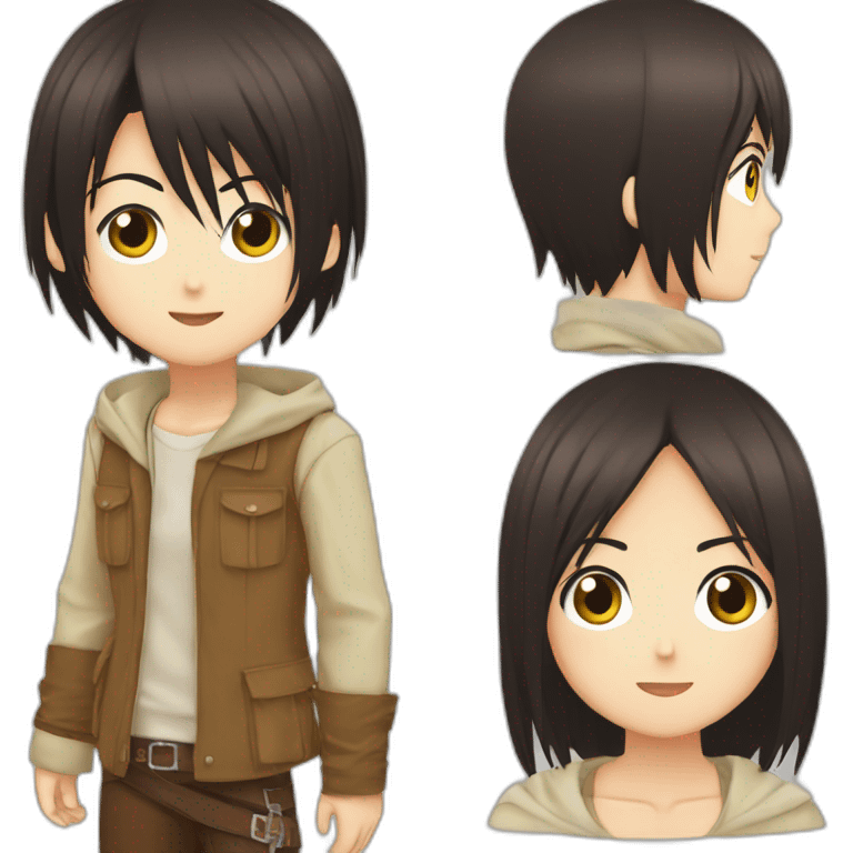 Mikasa and eren emoji