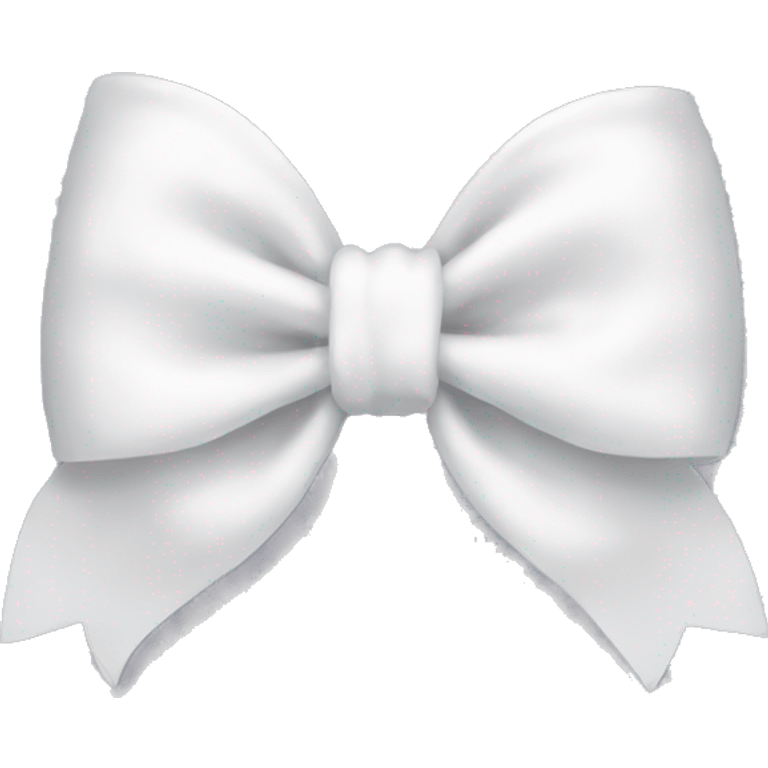 White bow emoji