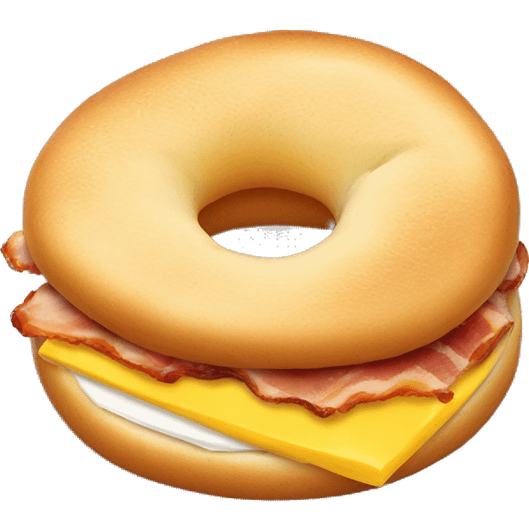 bacon egg and cheese bagel emoji