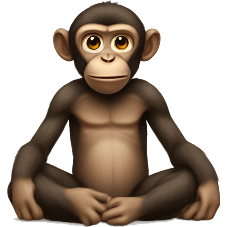 monke whit no arms emoji