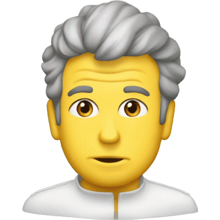 Macron qui mange des pâtes  emoji