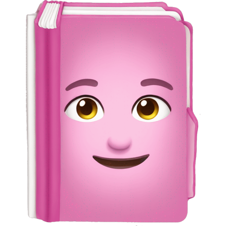 pink notebook sticker emoji